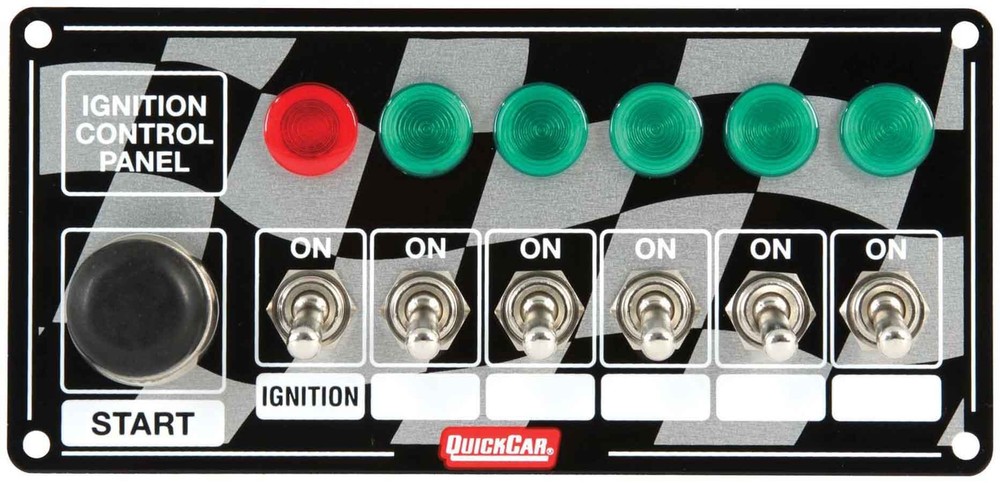 QuickCar Ignition Switch Race 5  Switches Panel Start Button Drag Car