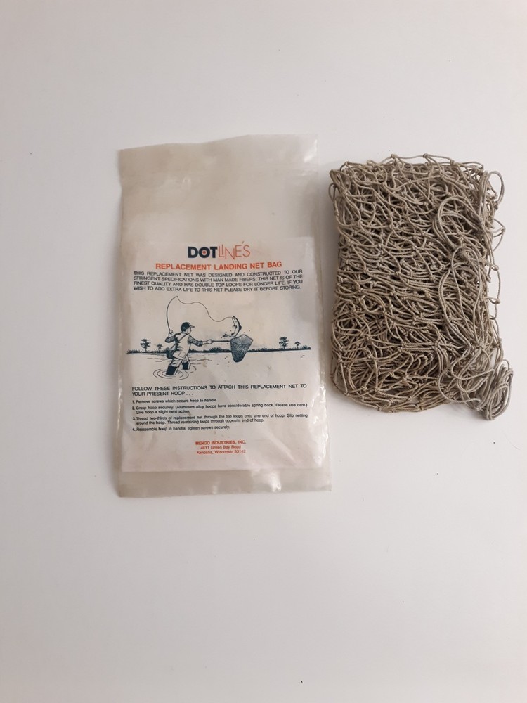 Dot Lines Replacement Landing Net Bag Hook Proof