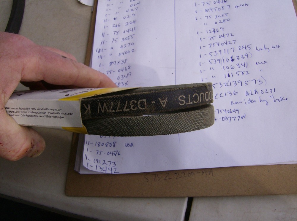K FORCE D3777W BELT