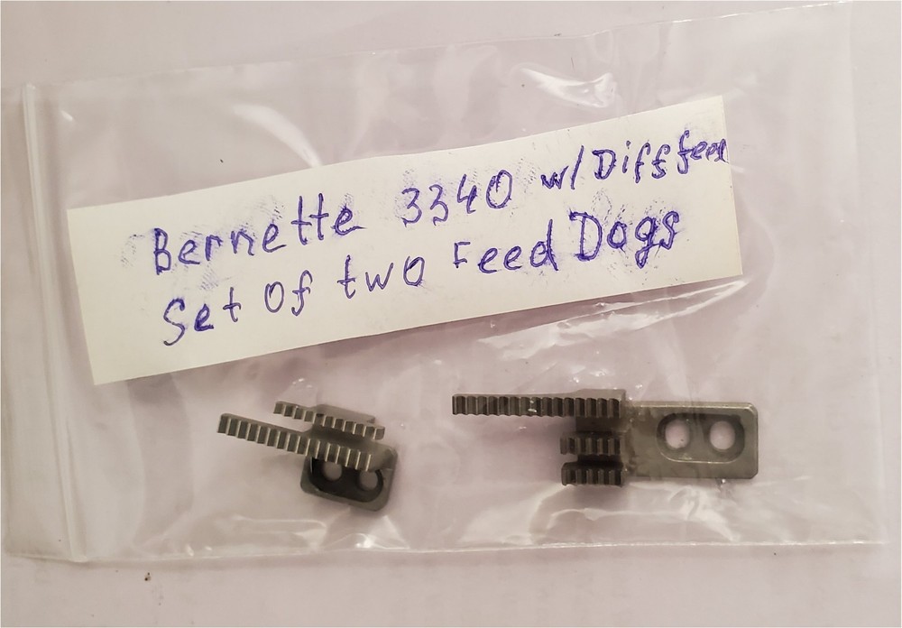 FEED DOGS FOR BERNETTE SERGER 334D WITH DIFFERENTIAL FEED