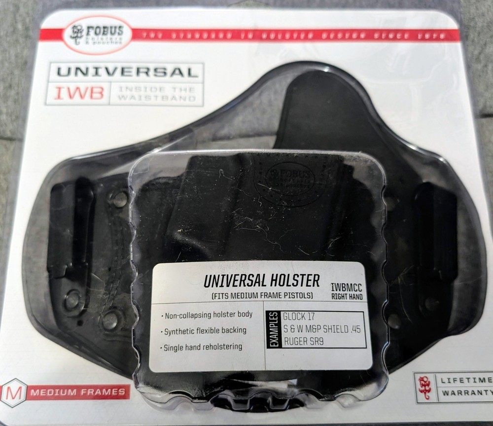 FOBUS Universal IWB Holster for Medium Frames, right hand