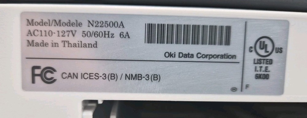 Oki B432 N22500A Networkable Duplex Monochrome Laser Printer W/ Used Toner