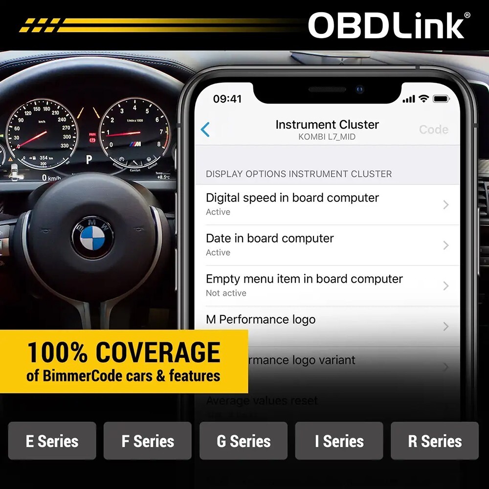 OBDLink CX 5.1 BLE OBD2 Designed For BMW/mini Bimmercode Bimmerlink Adapter
