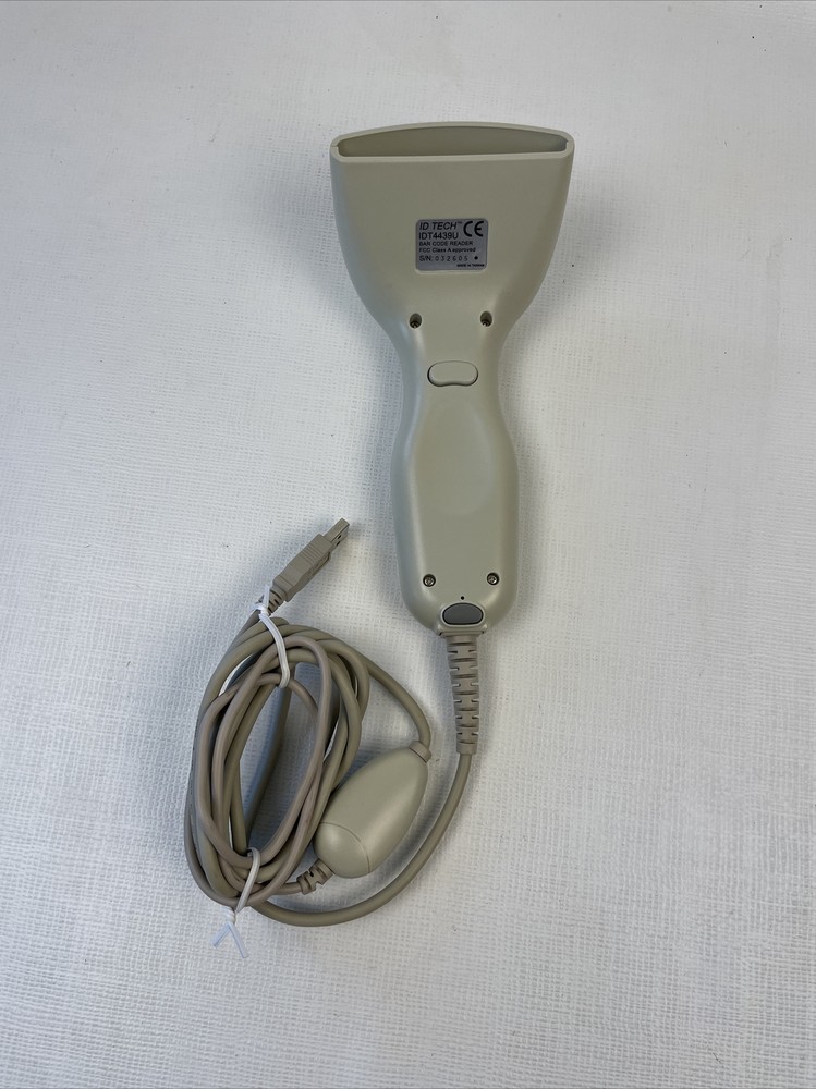 ID Tech IDT4439U CCD Scanner For Bar Codes USB UNTESTED
