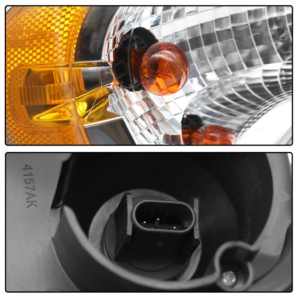 For 2008-2017 Freightliner Cascadia Halogen Headlights Headlamps Left+Right