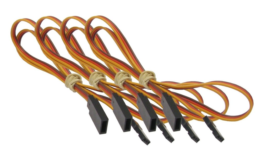 Digikeijs ~ New ~ Servo Cable ~ 100CM ~ 4 Pack ~ 60036