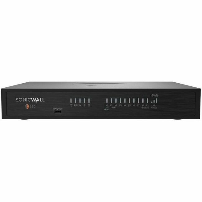 SonicWall TZ680 8-Port Network Security/Firewall Appliance 03-SSC-7014