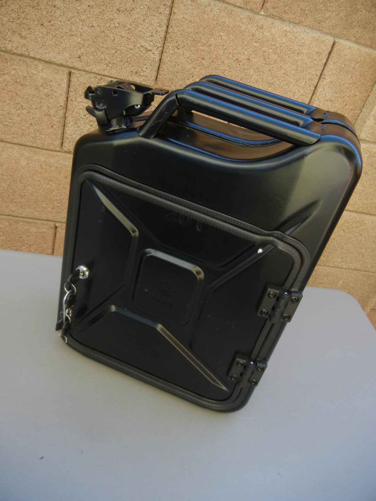 Handmade Jerry Can Mini Bar Personalized ('Mark') Liquor Cabinet Gift, NEW-OTHER