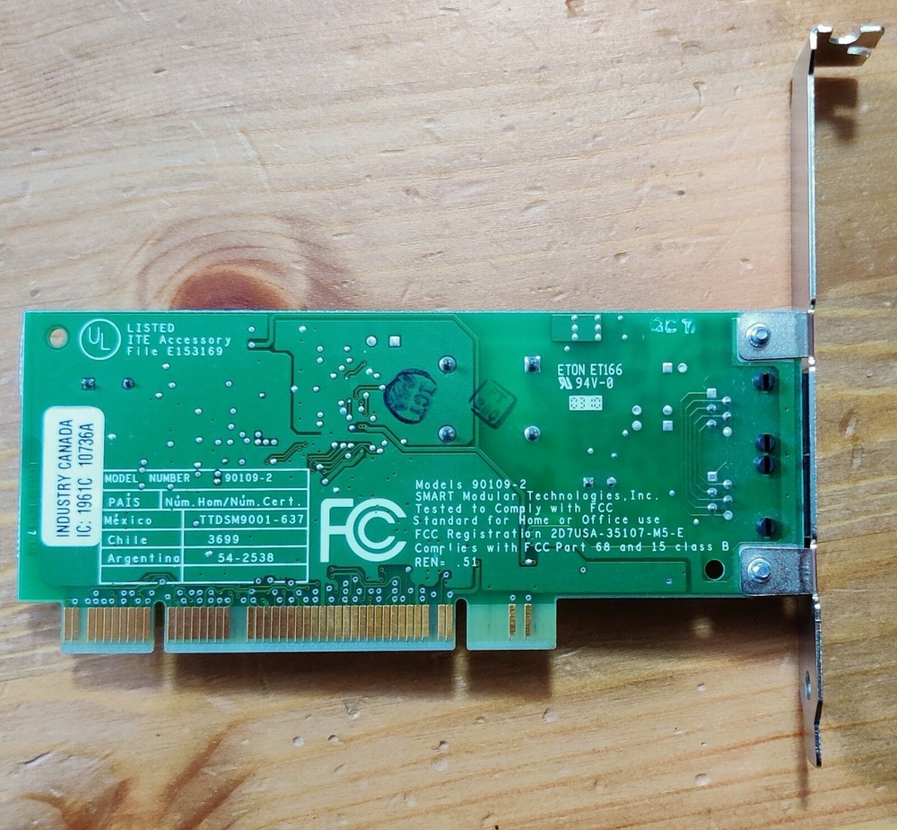 Smart Modular Technologies 90109-2 PCI Modem Card
