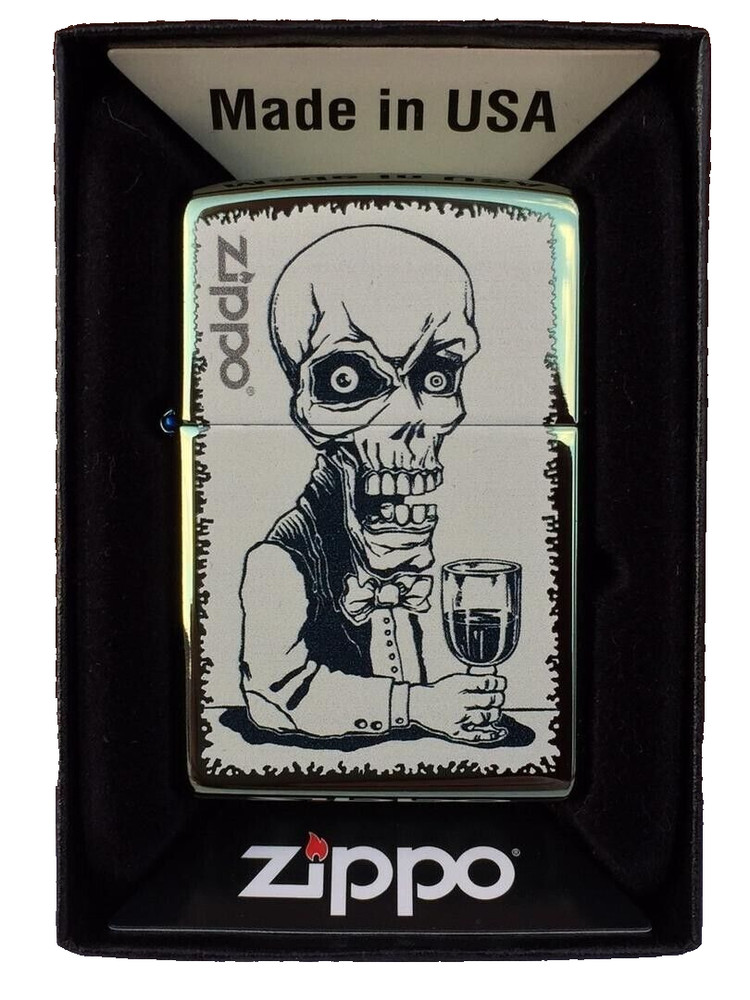 Zippo Skeleton Bartender Chameleon 28679