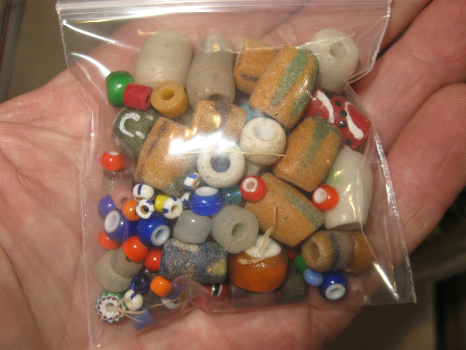 African Trade Beads, 18 & 1900's Vintage Venetian Collectible **FREE SHIPPING**