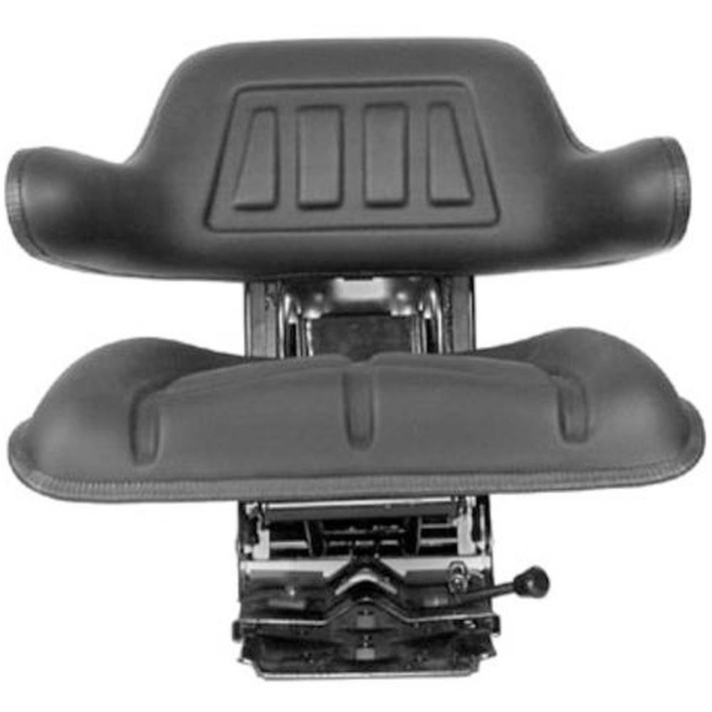 210202 Tractor Seat with Black Backrest and Adjustable Angle Base