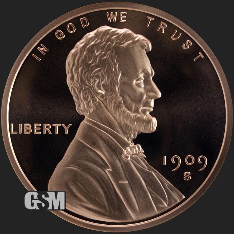 5 oz Lincoln Wheat Cent PENNY .999 FINE Copper Round Golden State Mint IN STOCK
