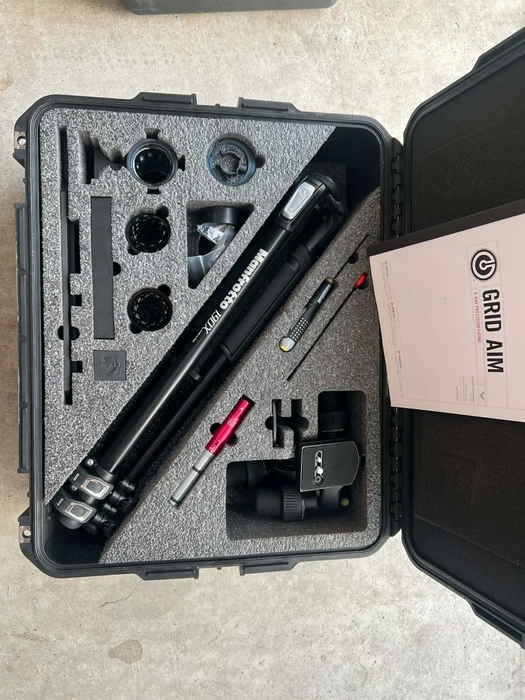 XTK Grid Aim System Precision X Ray Targeting Kit Complete Case Tripod Laser