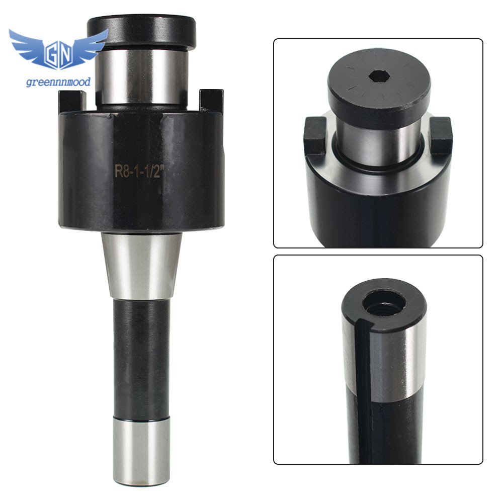 1-1/2" R8 Shank Shell Milling Arbor Adapter Holder For Machine