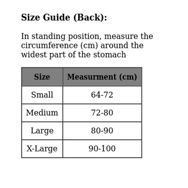 Rehband 7930 Basic Back Support - Large