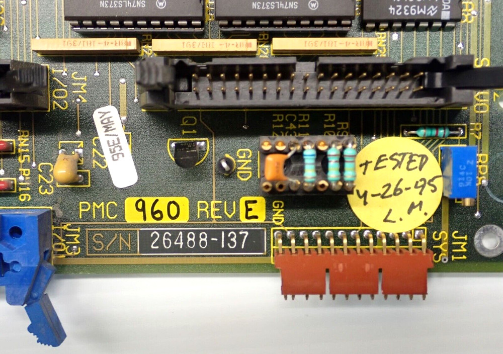Ormec PMC-960 Rev. E PLC Control Board - WARRANTY
