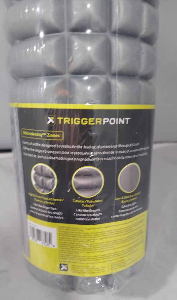 TriggerPoint 12" Solid Core Foam Roller - Gray