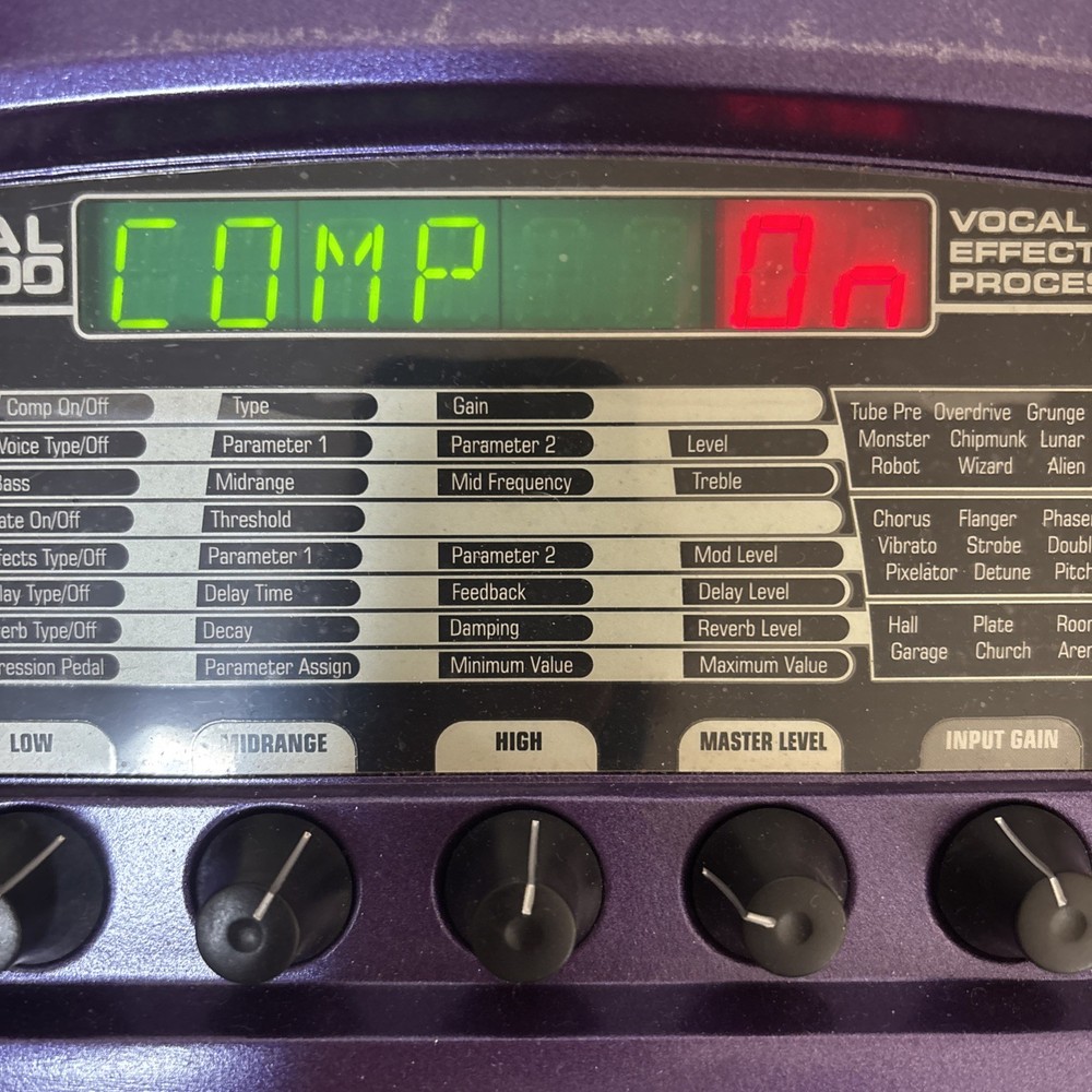 DigiTech Vocal 300 Vocal Multi-Effects Processor Voice Changer with Adapter