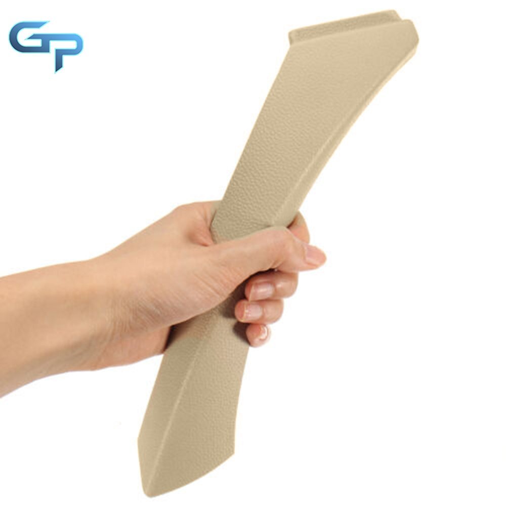 Rear Left Beige Inner Outer Door Panel Handle Pull Trim Cover For BMW E90 328i