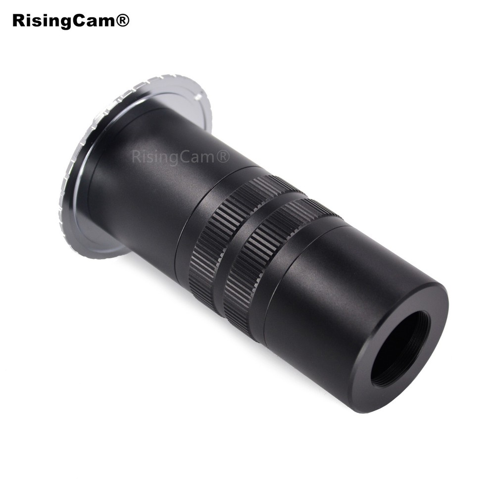 Focusable EF to C mount microscope adapter compatible for Canon DSLR Camera