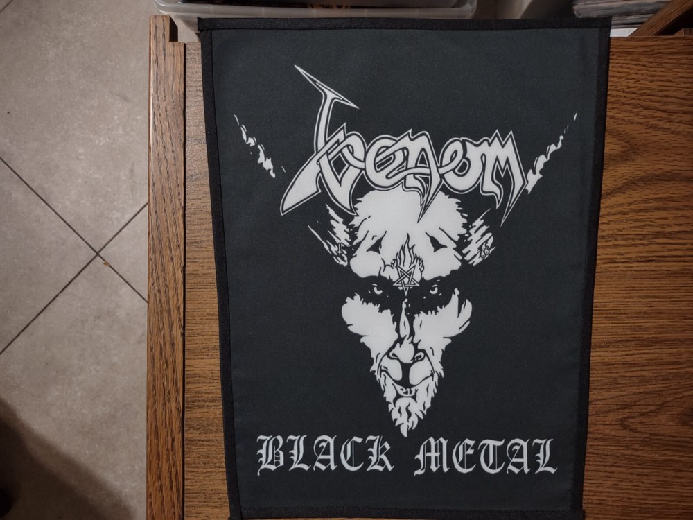 VENOM, BLACK METAL, SEW ON SUBLIMATED LARGE BACK PATCH