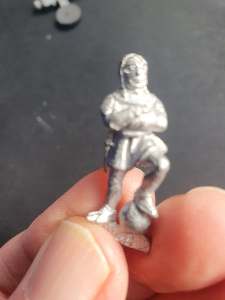 WARHAMMER FB BRETONNIAN CANNON PLUS COMPLETE CREW UNSTRIPPED ORIGINAL OOP GW