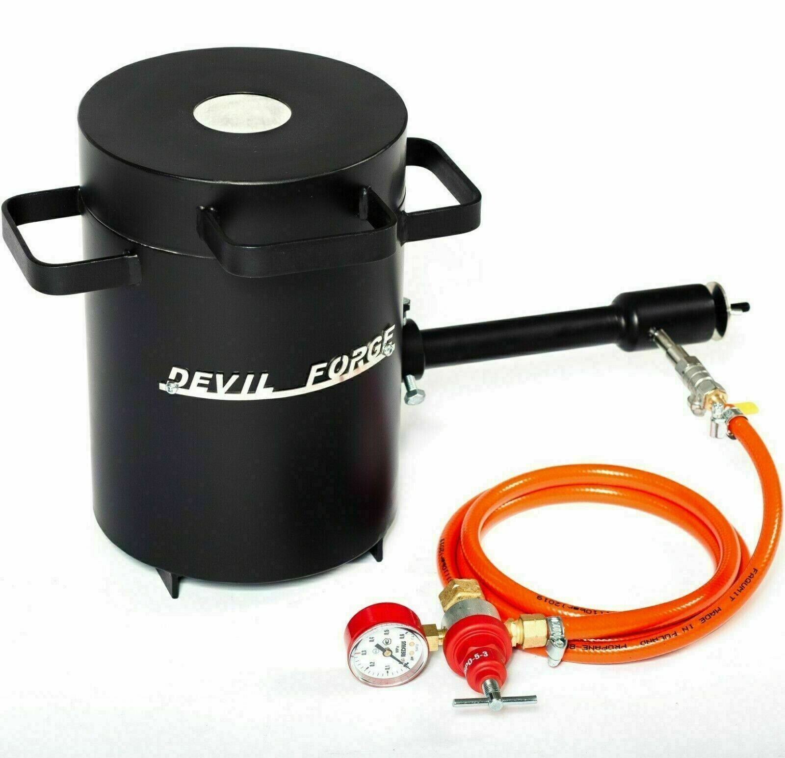 FB1Sb–4KG GAS METAL MELTING FURNACE Propane Forge Crucible Tongs 2 in 1 USA