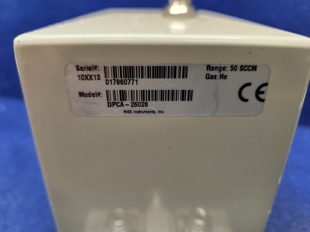 MKS Instruments Dual-Zone Pressure Controller DeviceNet DPCA-26028 He 50 SCCM