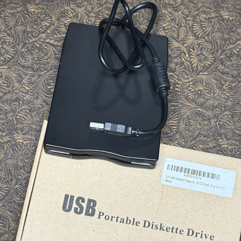3.5 USB Portable Diskette Drive, Plug and Play