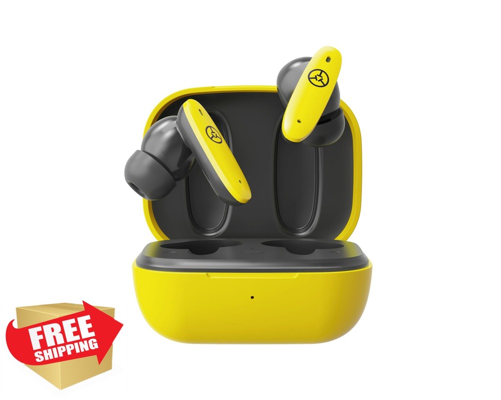 TecTecTec Team8 E Golf Earbuds Wireless Bluetooth Rangefinder Yellow