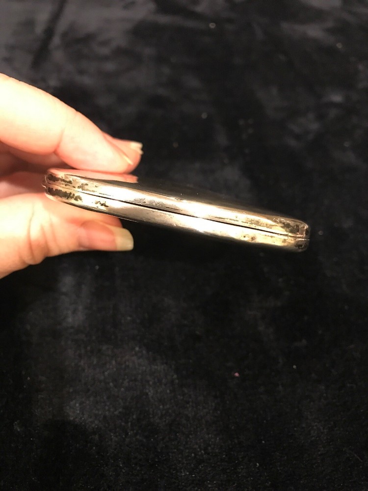 Antique 800 Silver Cigarette Case