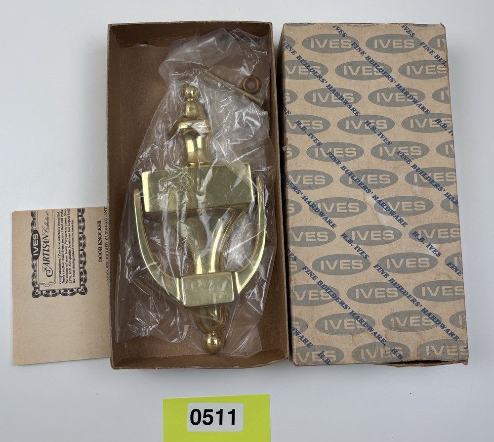 Victorian Brass Door Knocker NIB