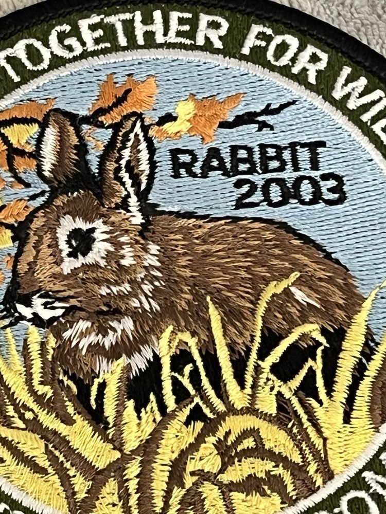 2003 PENNSYLVANIA GAME COMMISSION PATCH “RABBIT ” 4” Diameter