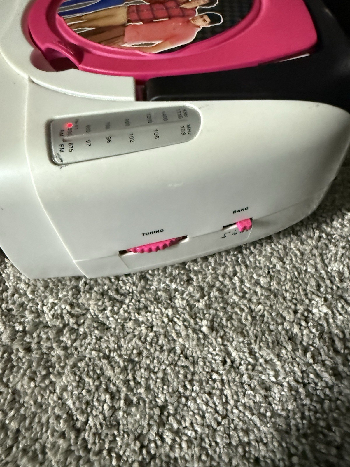 One Direction 1D Portable AM/FM Radio CD Player Boombox RARE - READ DESCRIPTION