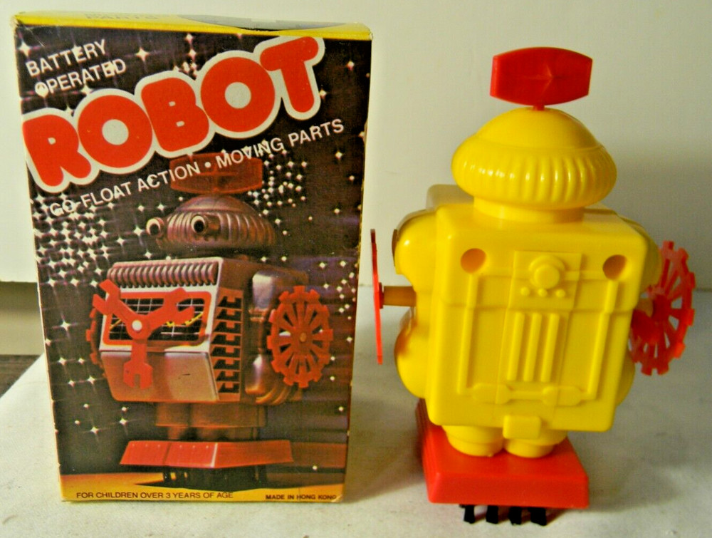 1980'S ROBOT FLOAT ACTION HONG KONG MINT IN BOX