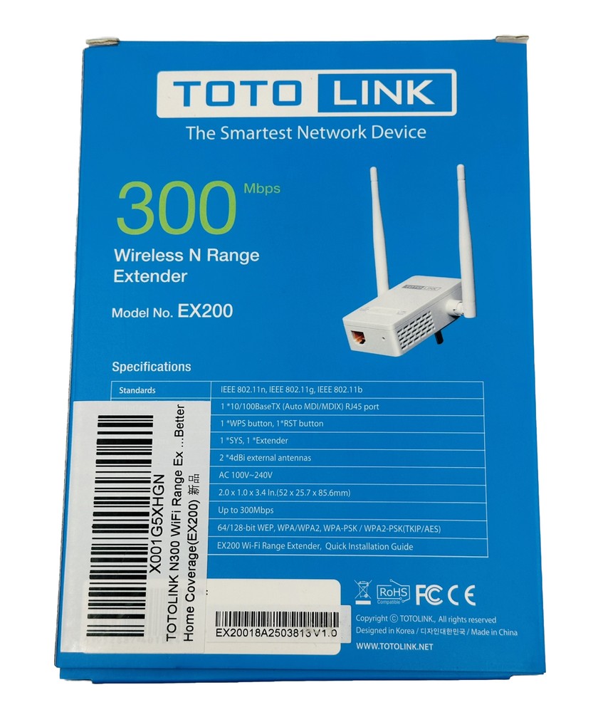 NEW WPS 300Mbps WiFi Range Extender Wireless Repeater Wall Plug-in Easy Setup
