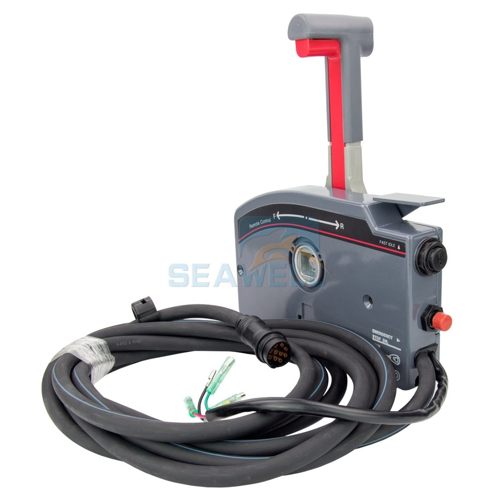 Boat Outboard Remote Control Box for Yamaha 10Pin Cable LEFT Side PUSH Throttle
