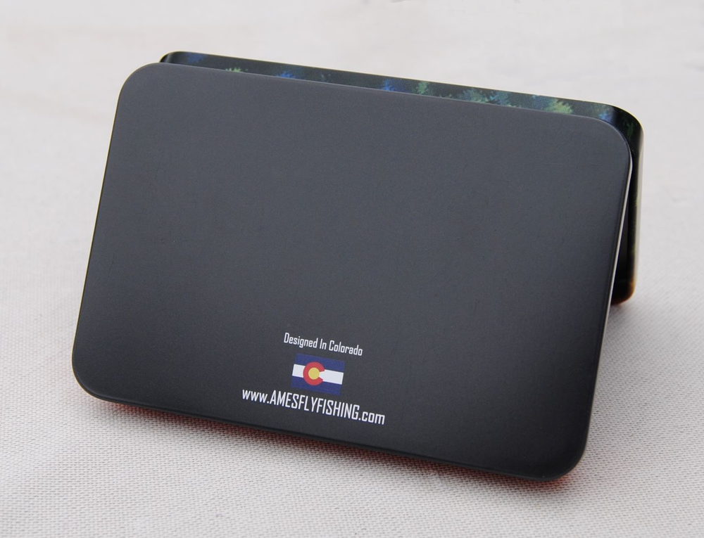 Mini Tin Silicone Fly Fishing Box Brook Trout