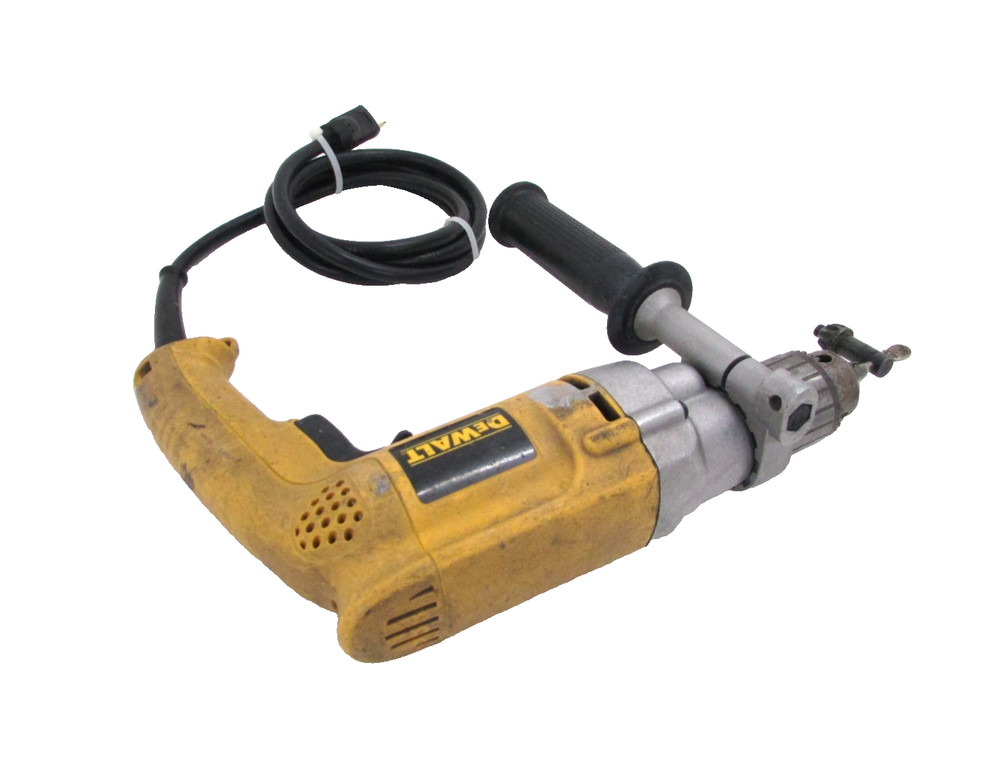 DEWALT TOOLS 1/2” ELECTRIC DRILL, DW235G, w/ SIDE HANDLE & CHUCK KEY