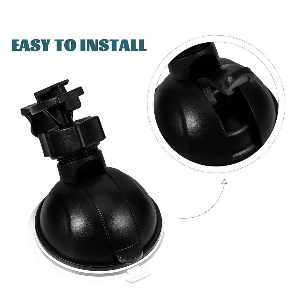 3 Pcs Windshield Suction Cup Mount Tow Hook Camera Accessories Dash Car
