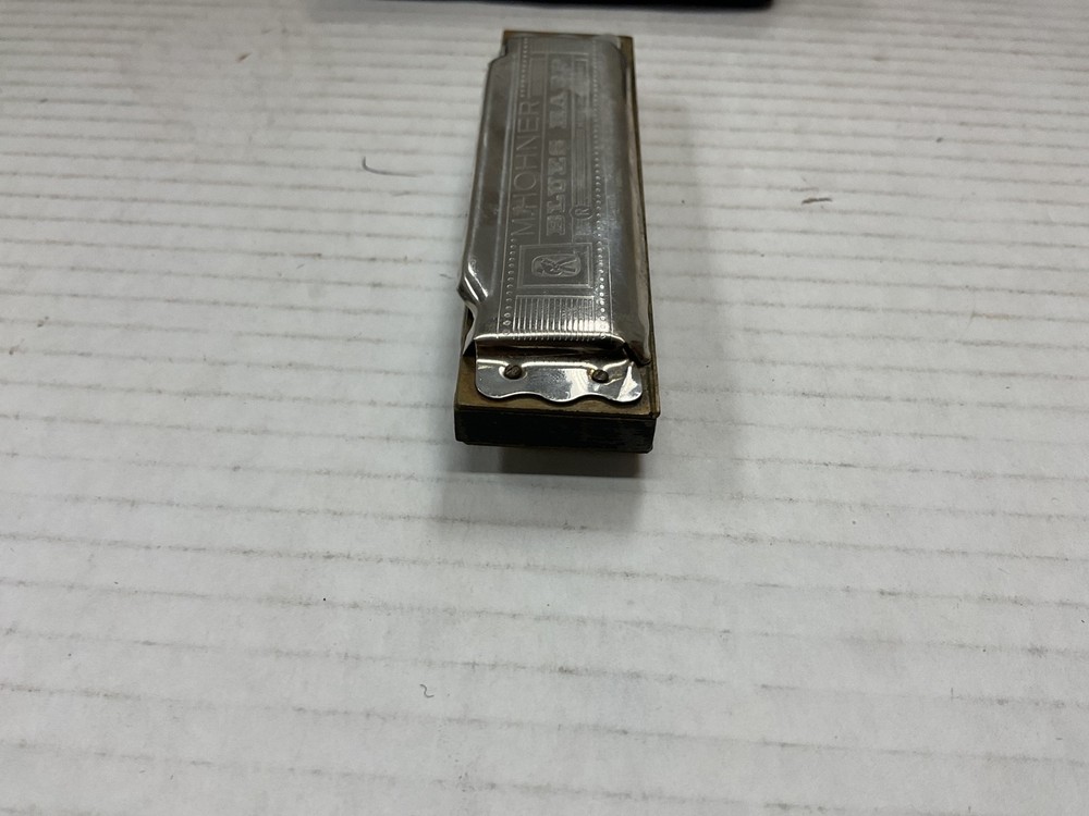 hohner blue harp harmonica in A major in original case