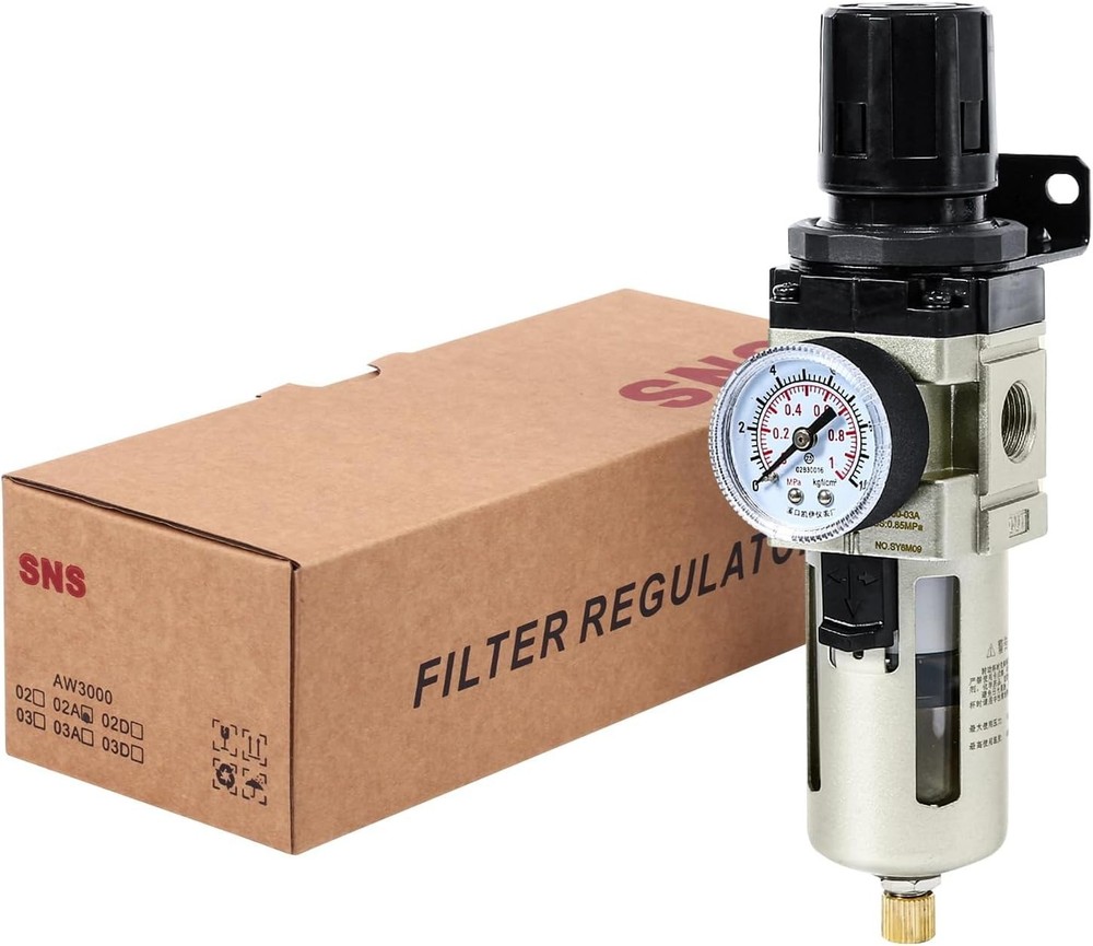 Professional Compressed Air Filter Regulator Combo - Compact & Reliable Design