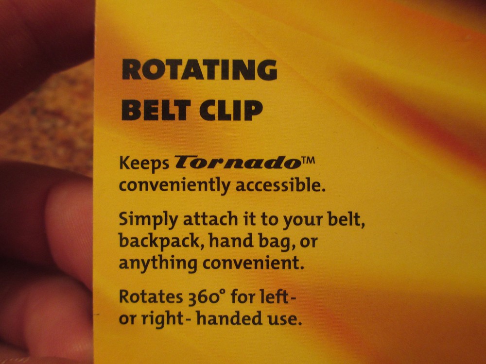 TORNADO PERSONAL DEFENCE SYSTEMS - ROTATING BELT CLIP - THD003