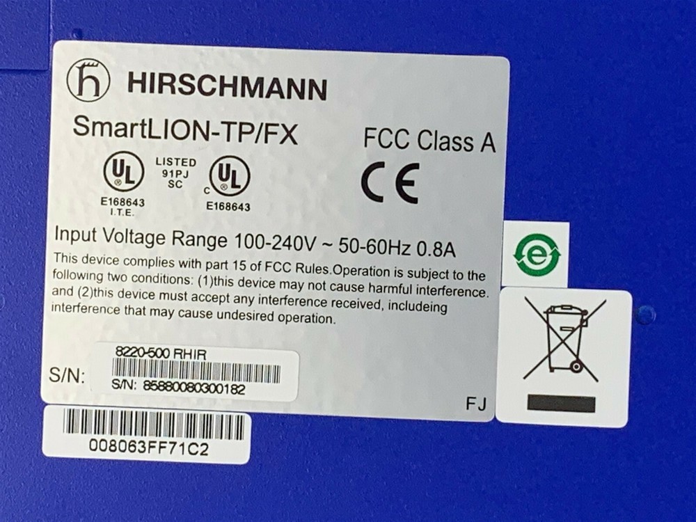 HIRSCHMANN SmartLION-TP/FX NEW IN BOX