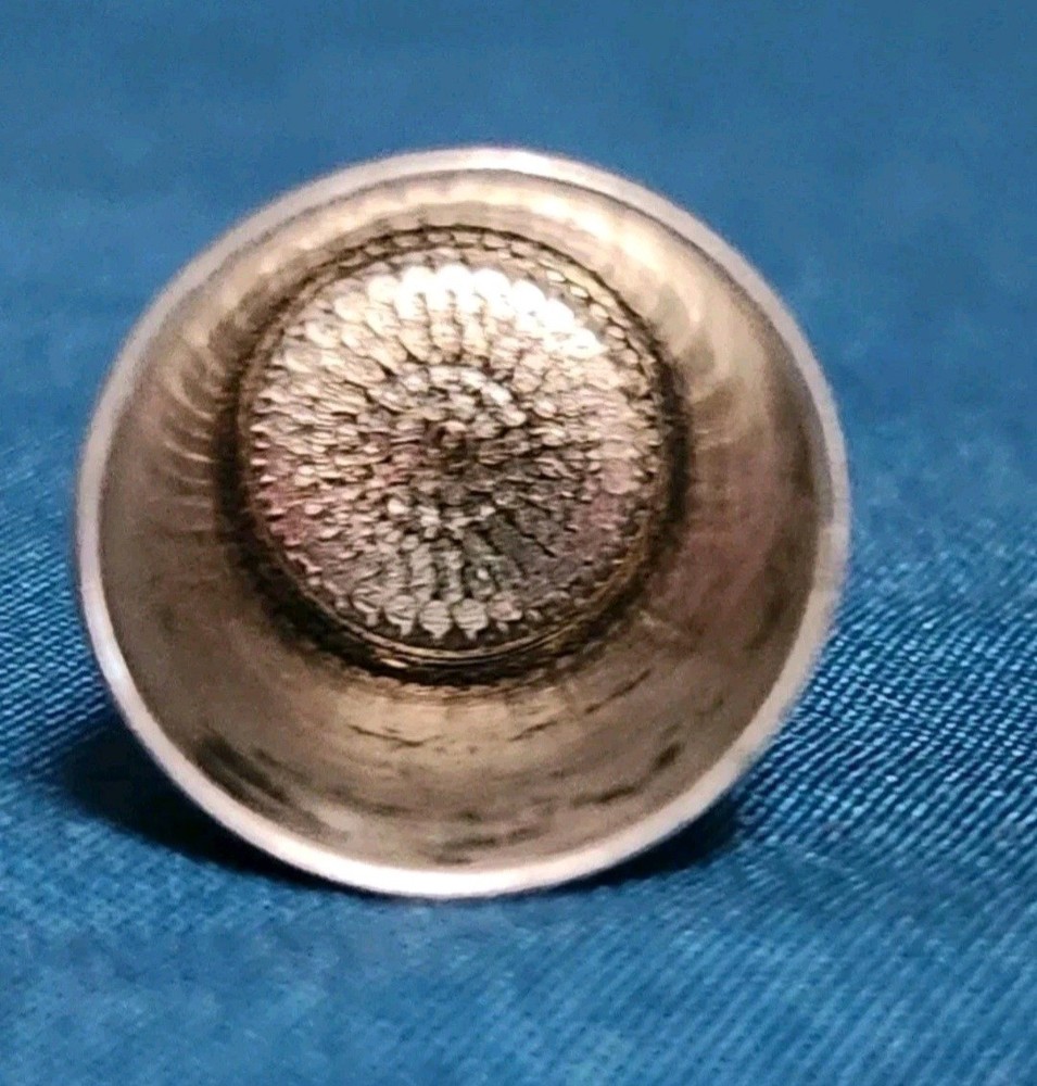 Antique Sterling Silver Thimble Size 7 (No Marker Mark)