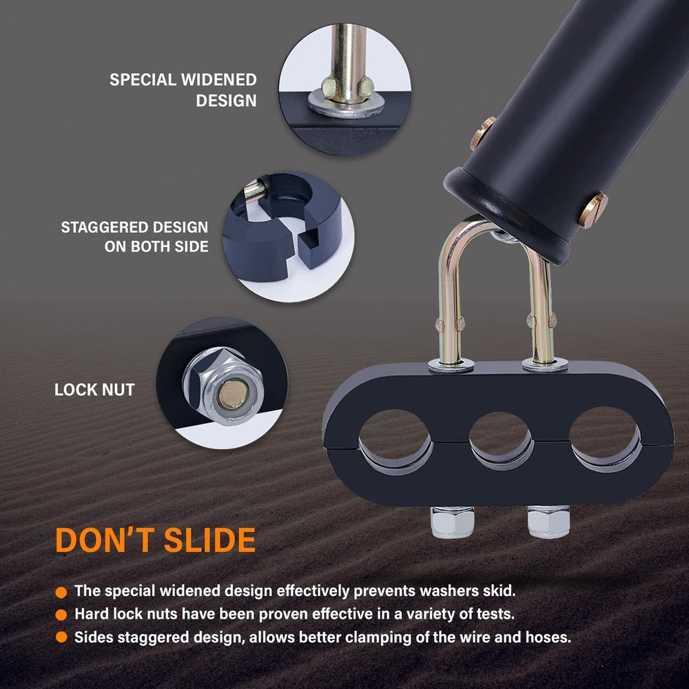 TORQUE 2 PCS 25" Single Tender Spring Kit Assembly Hanger Tracker Holder with