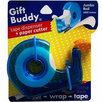 Gift Buddy Tape Dispenser & Paper Cutter