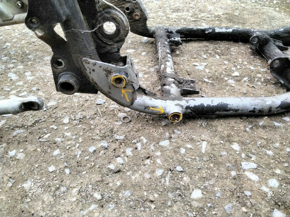 Polaris predator 500 frame subframe & bumper 03 ***READ FULL DESCRIPTION FIRST**