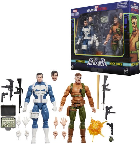 Hasbro Collectibles - Gamerverse - Marvel Legends - Punisher & Nick Fury Action